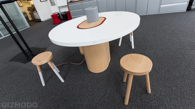 Illustration for article titled This Table Listens to Your Boring Meetings and Pulls Out the Good Stuff